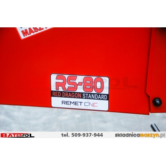 Rebak walcowy spalinowy REMET RS-80 4-NOŻOWY  6,5KM 